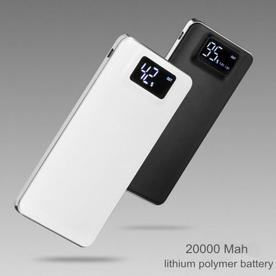 Power Bank 20000mAh 2 USB PowerBank Portable Charger
